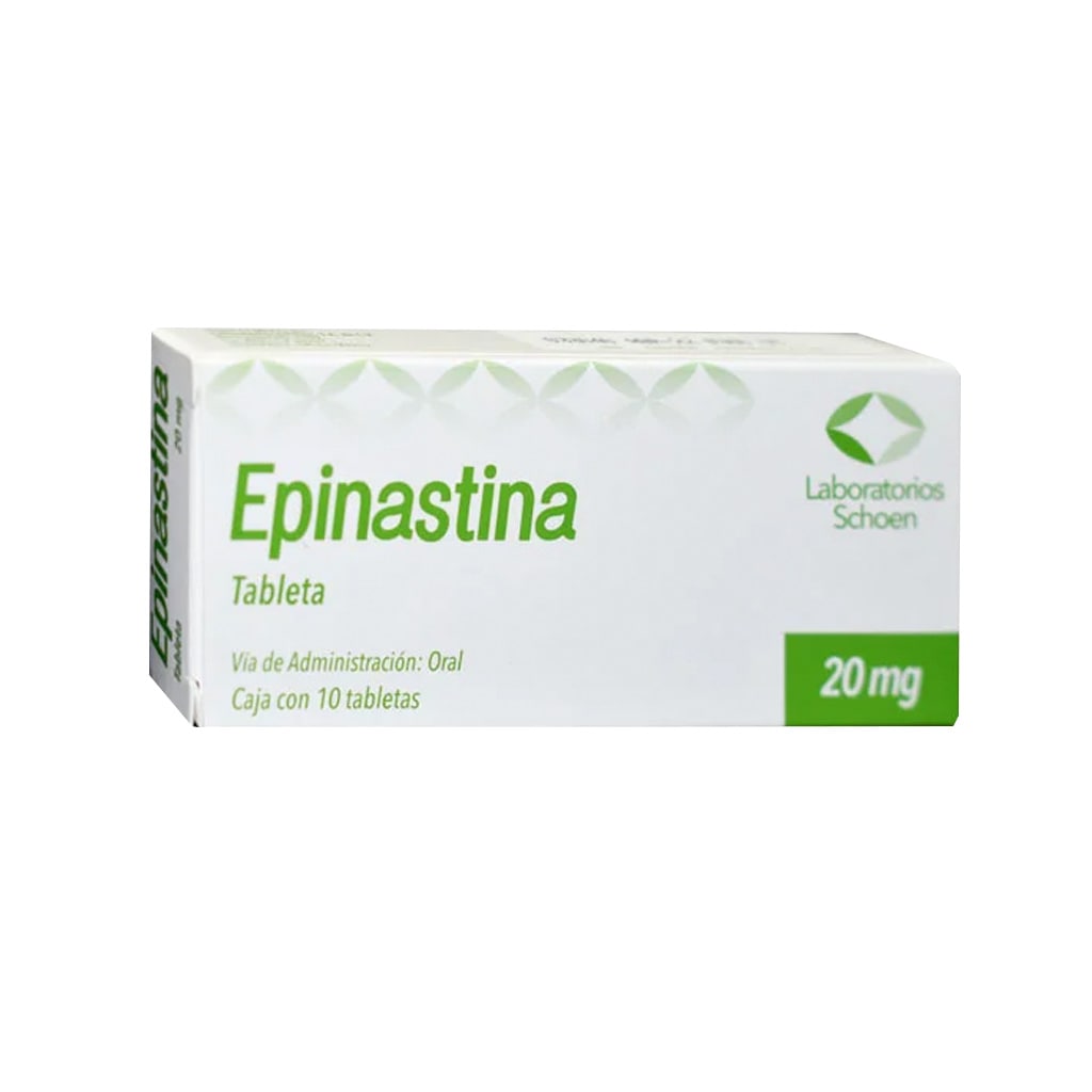 Epinastina 20 Mg Con 10 Tabletas Generico Schoen 821998000403