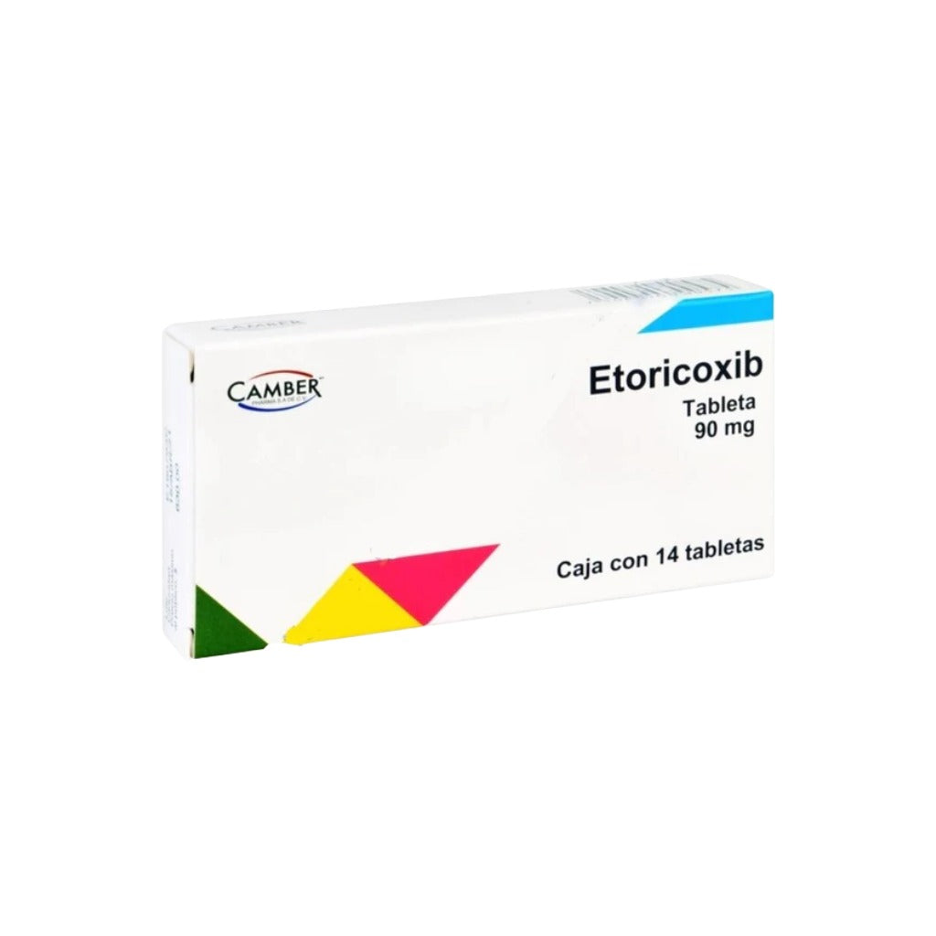 Etoricoxib 90 Mg 14 Tab Camber 7506442700575