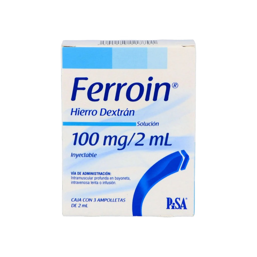 Ferroin 100 Mg Amp 3X2 Ml 7501125117701