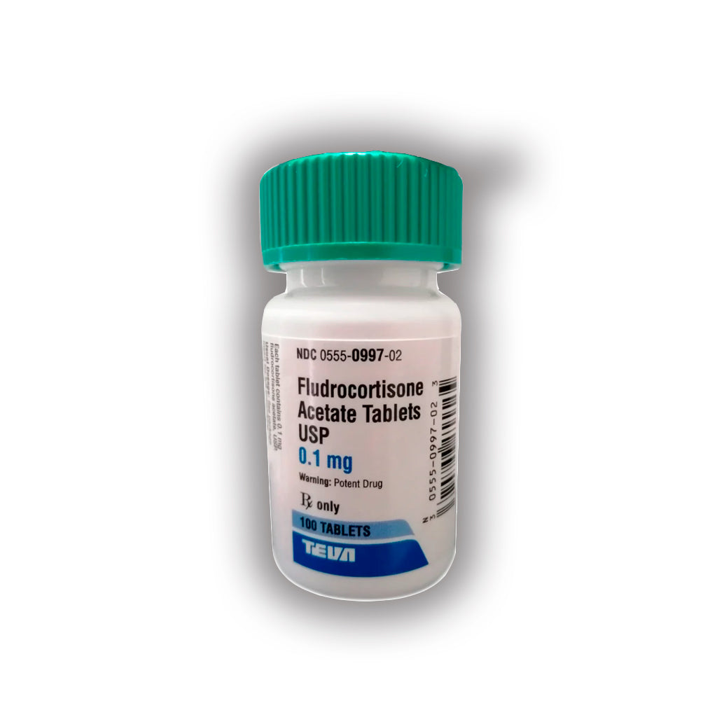 Fludrocortisone Acetate 0.1 Mg Con 100 Tabletas 301157033010