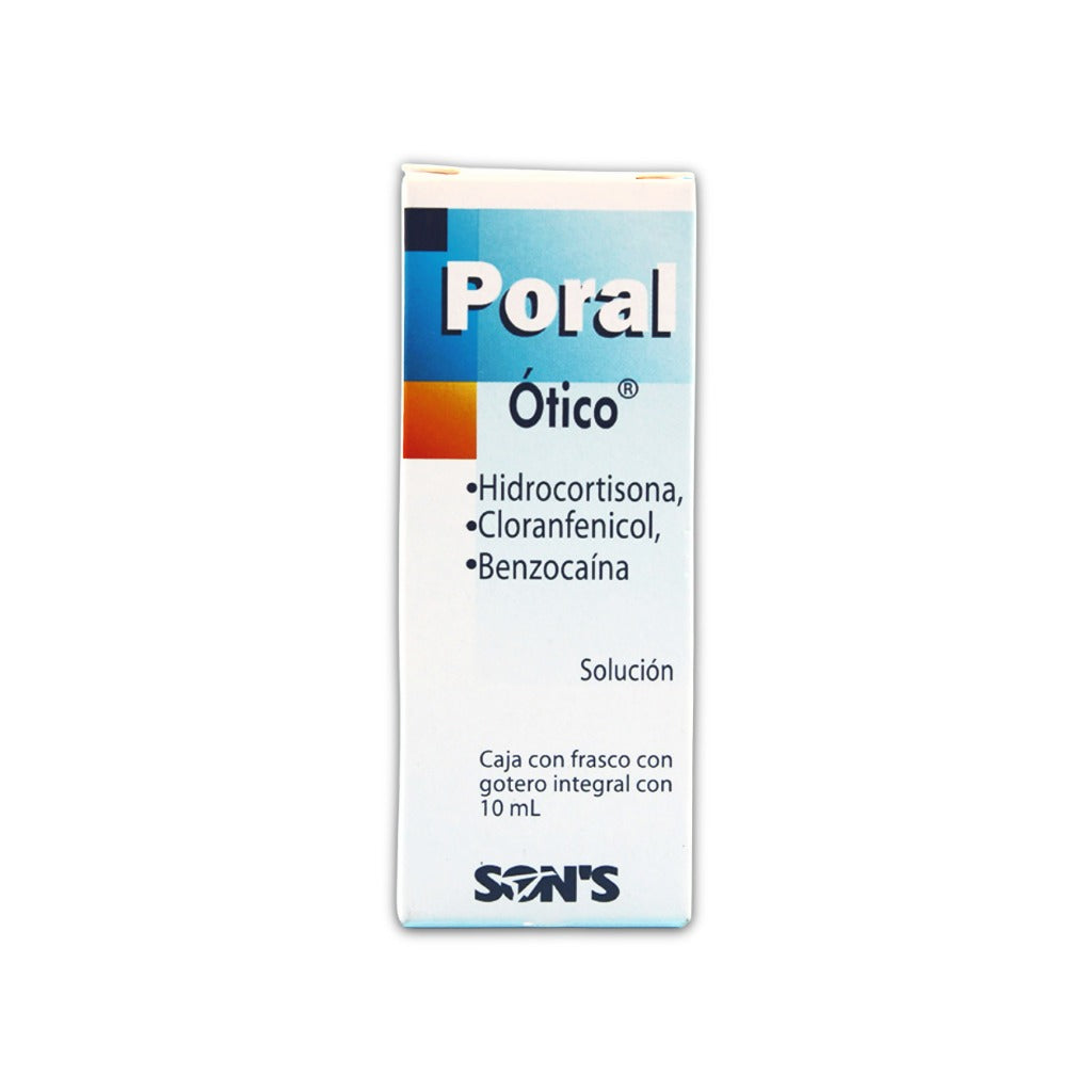 Hidrocortisona Cloranfenicol Poral Otico 10 / 25 / 20 Mg Frasco 10 Ml 7502001162600