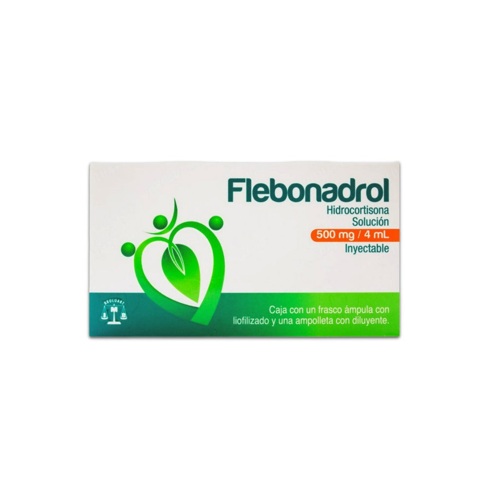Hidrocortisona Flebonadrol 500 Mg Con 1 Ampula 7501537102272