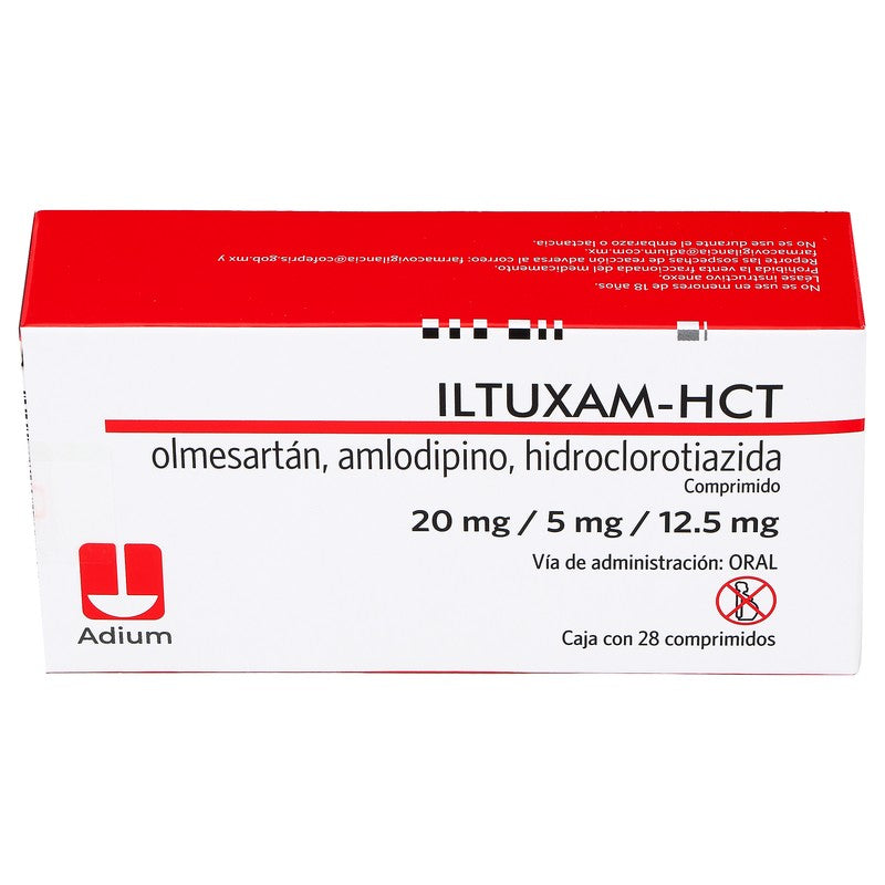 Iltuxam-Hct 20Mg5Mg12.5Mg 28 Comprimidos 7841141003788 3