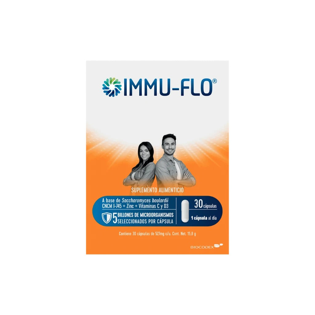 Immu-Flo Adulto Suplemento Alimenticio 30 Capsulas 7500327050267