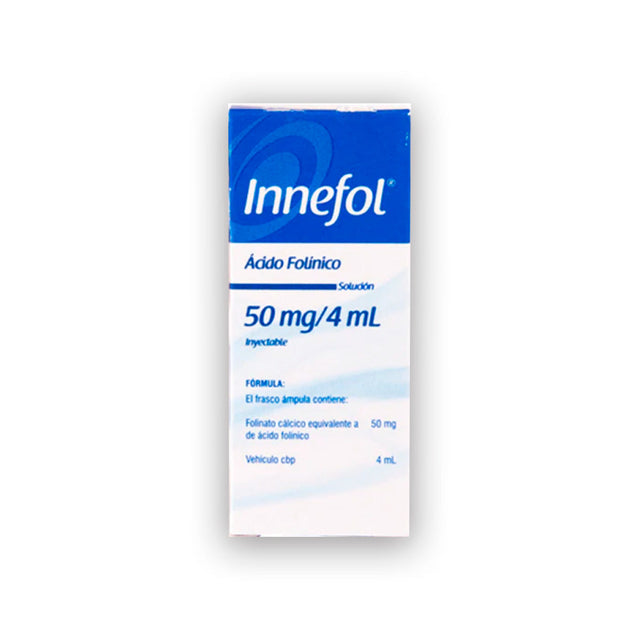 Innefol Acido Folinico Solución Inyectable 50 Mg / 4 Ml 7501125165573