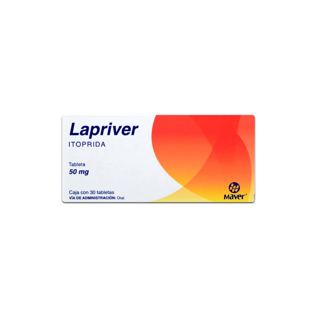Itoprida Lapriver 50 Mg Con 30 Tabletas 7502009747328