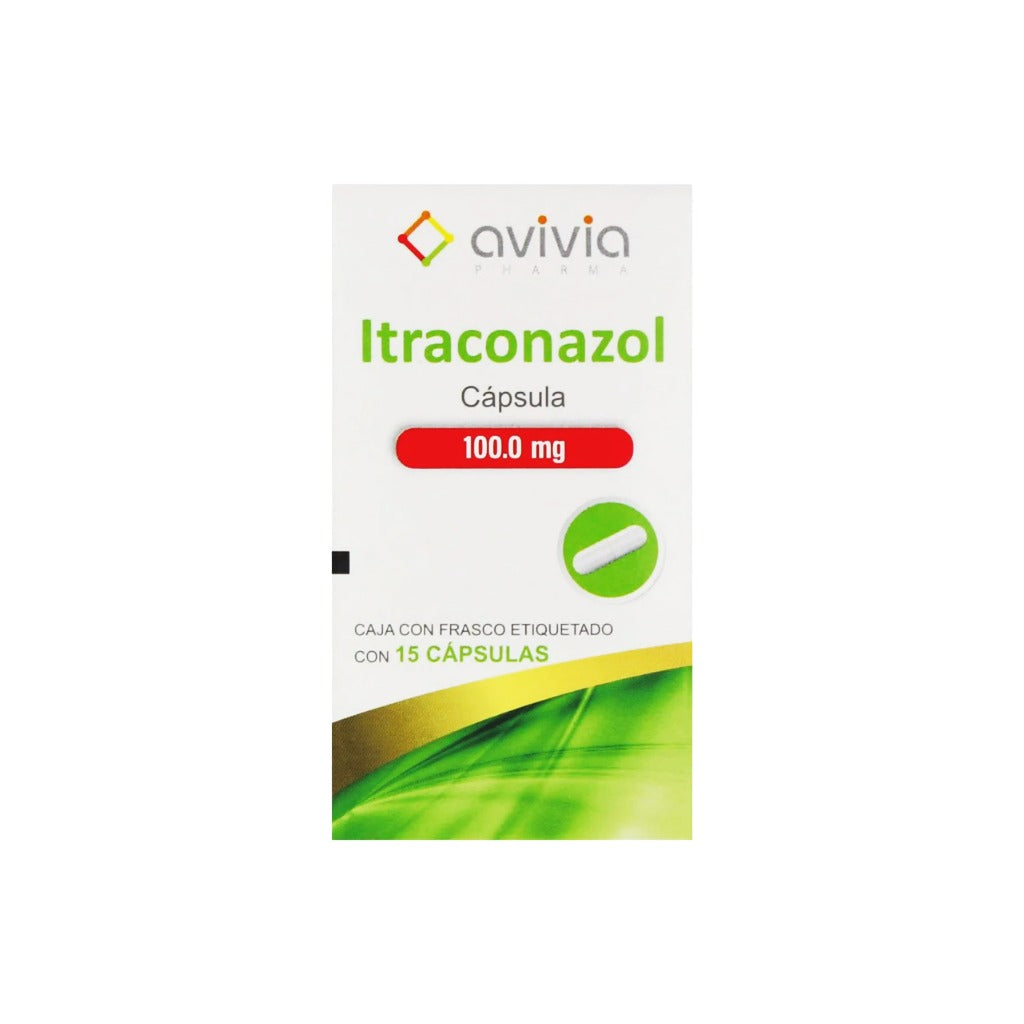 Itraconazol 100 Mg Con 15 Capsulas Ultra / Avivia Generico 7502216804876