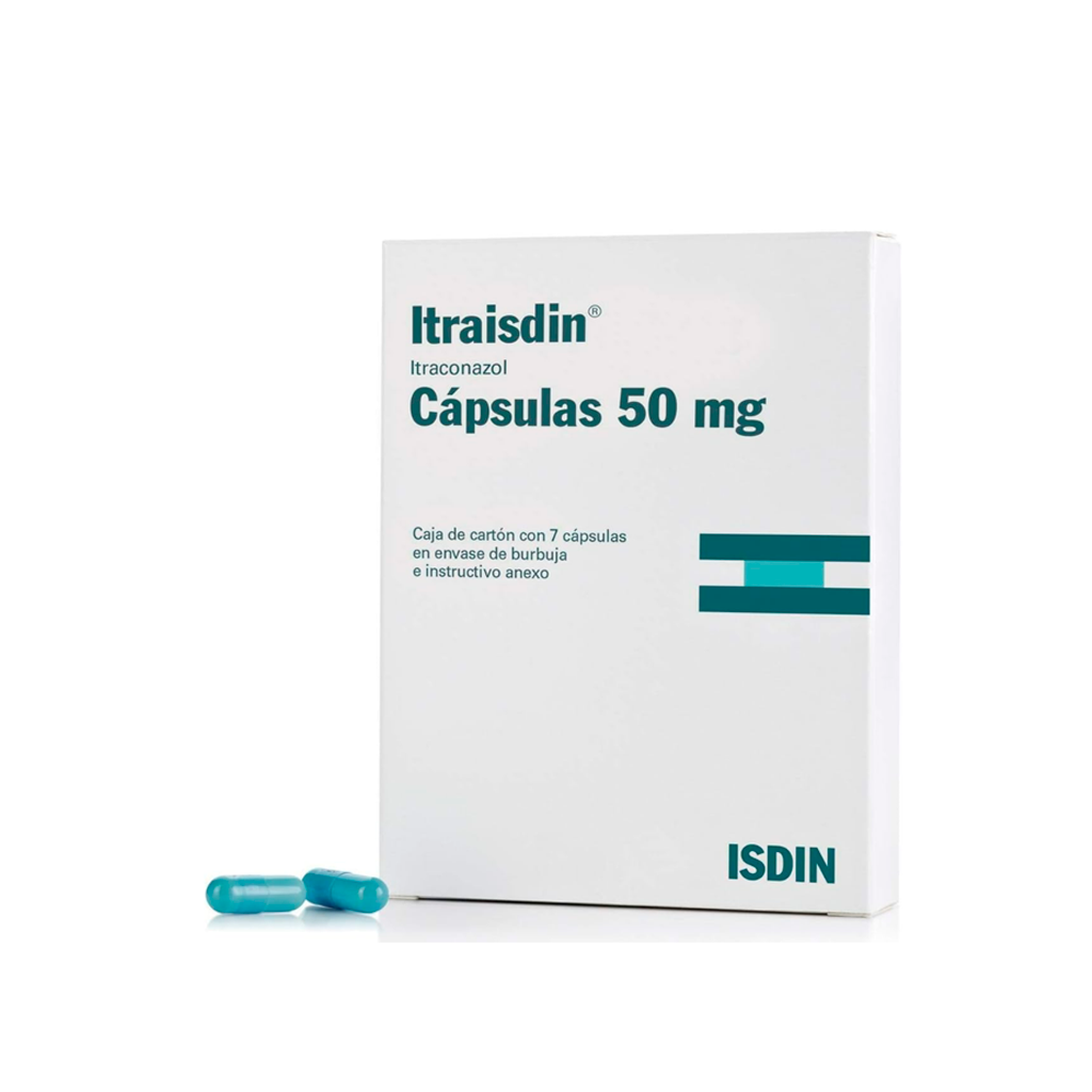 Itraisdin 50 Mg Con 14 Capsulas Isdin
