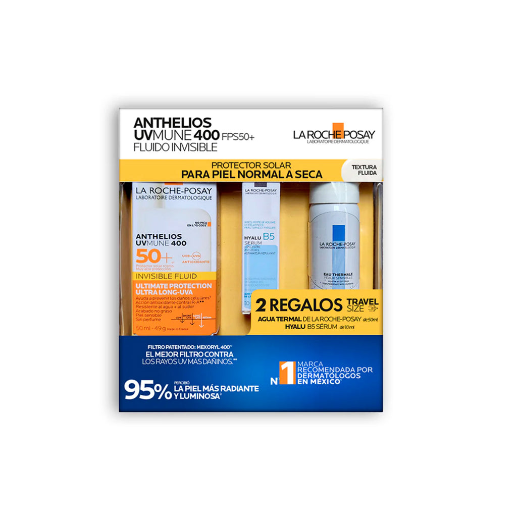 Kit-Anthelios Uv Mune 400Ml + Hyalu B5 Serum 10Ml+Thermal Spring Water 50Ml 7509552971521