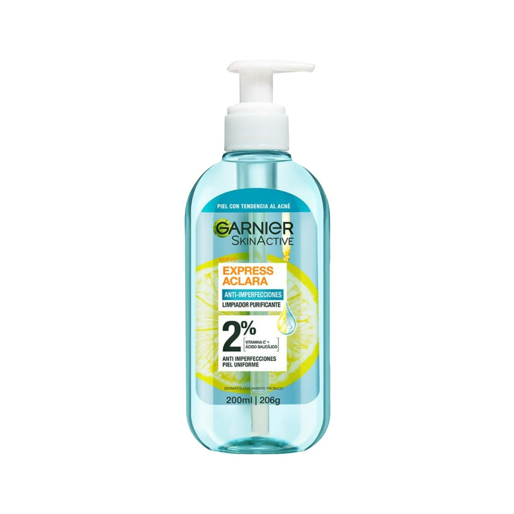 Limpiador Purificante Garnier Express 2% 200Ml 3600542528122