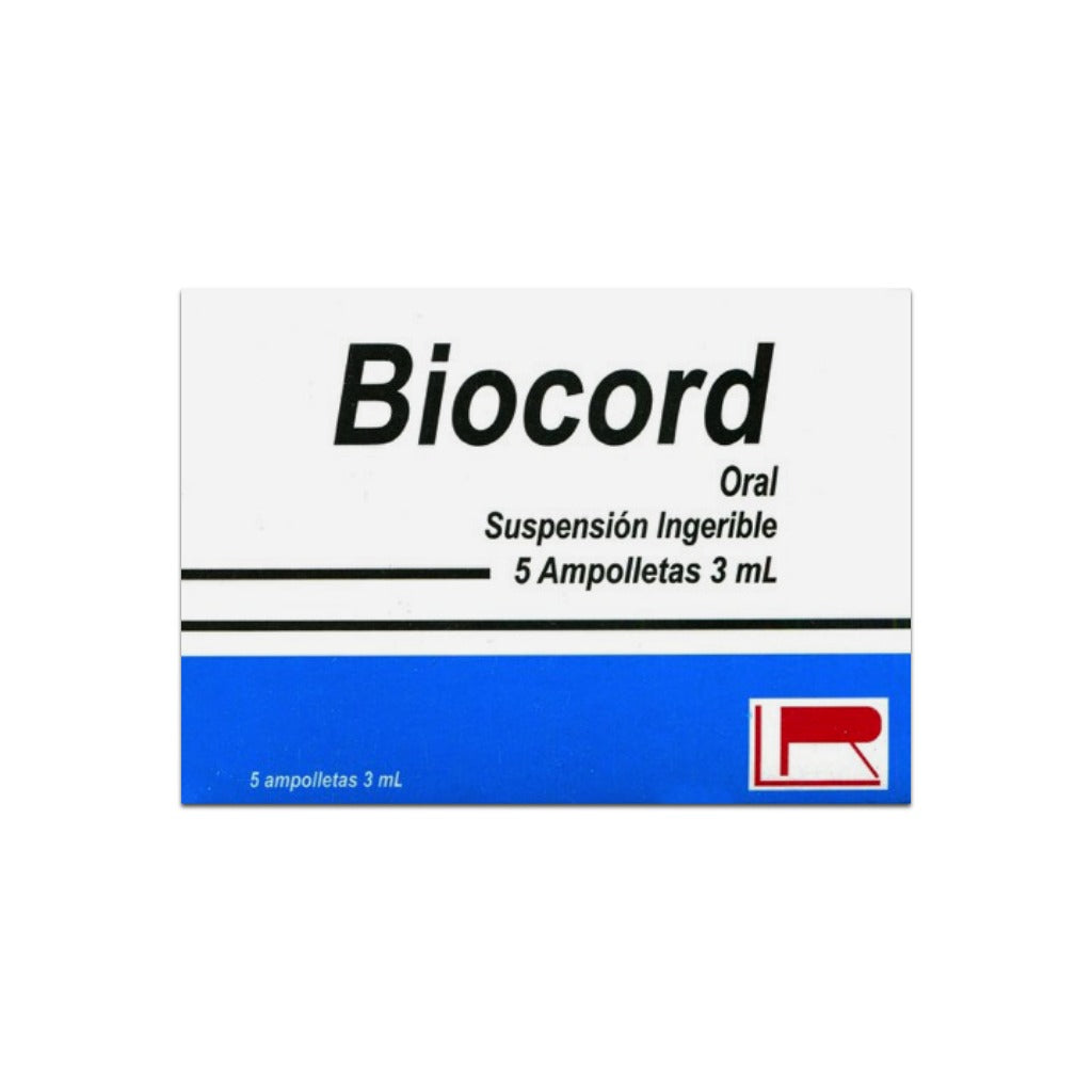 Lisados Bacterianos Biocord Suspension 3 Ml Con 5 Ampulas 7502215220134