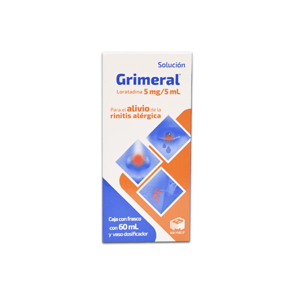 Loratadina Grimeral 5 Mg / 5 Ml 7501573902652