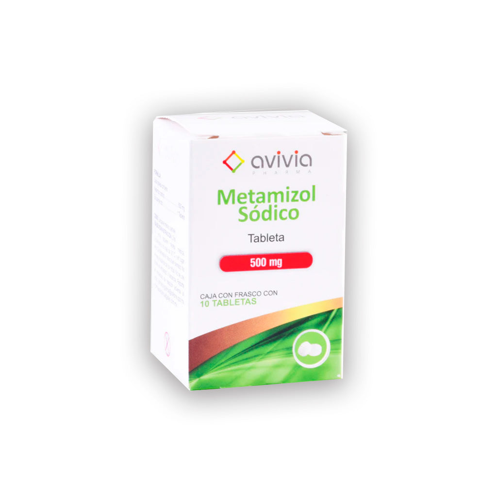 Metamizol Sodico Avivia Con 10 Tabletas 500 Mg 7501342801131