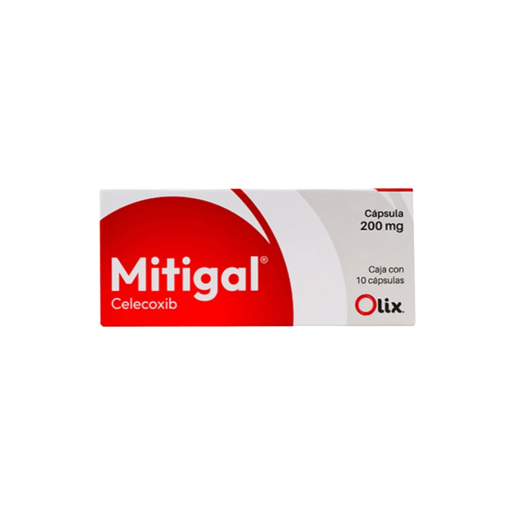 Mitigal 200Mg 10 Capsulas 7501314703050