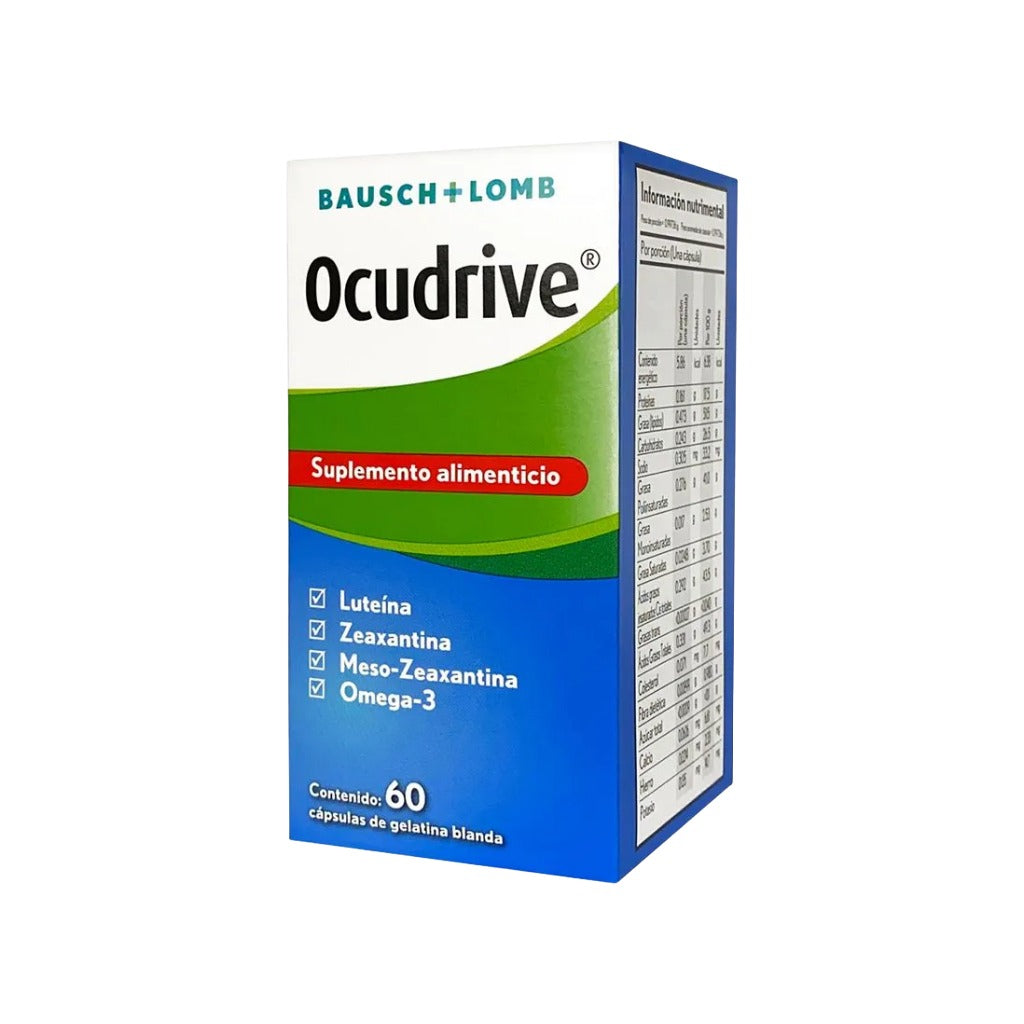 Ocudrive Suplemento Alimenticio 60 Capsulas 7501110500273