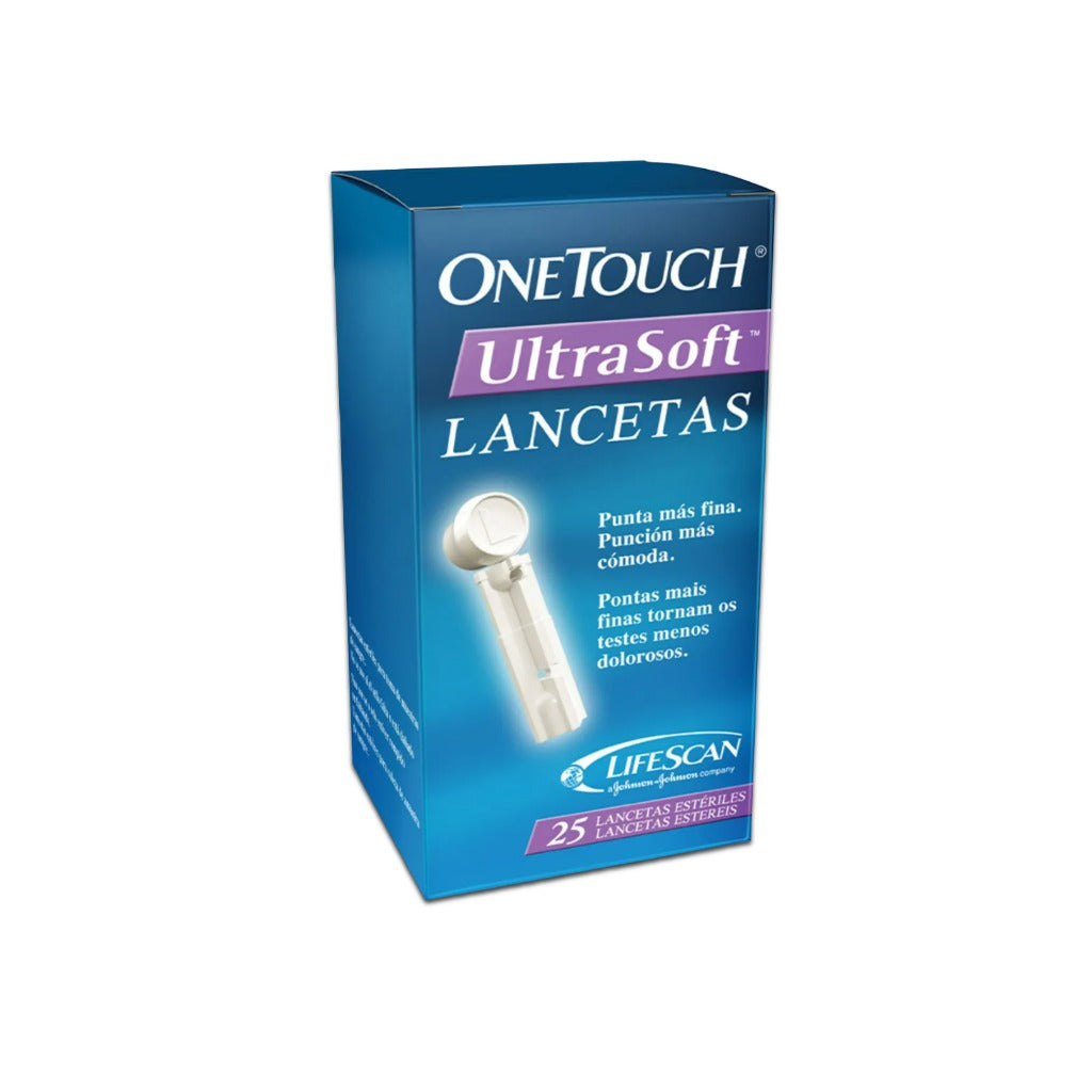 One Touch Ultra-Soft 25 Lancetas 7613427011424