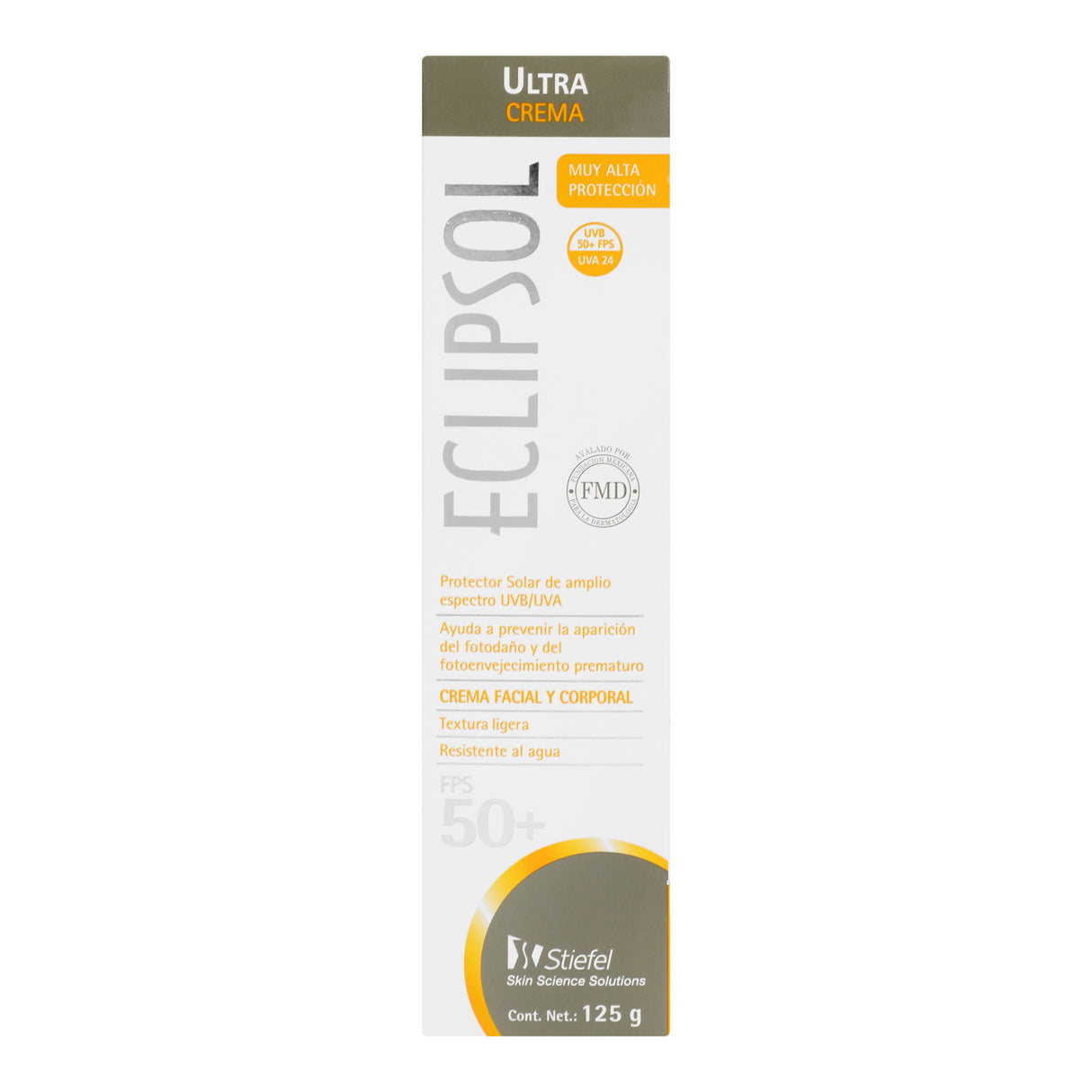 7502264950228-Eclipsolución Ultra Spf 50+ 125 Gr Bloq. Solar Stiefel Grisi-1