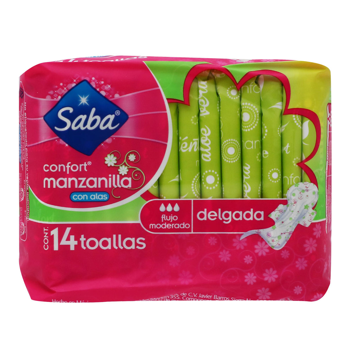 7501019007309-Toallaa Sanitaria Saba Con / Manz / Delgada Con 14-1