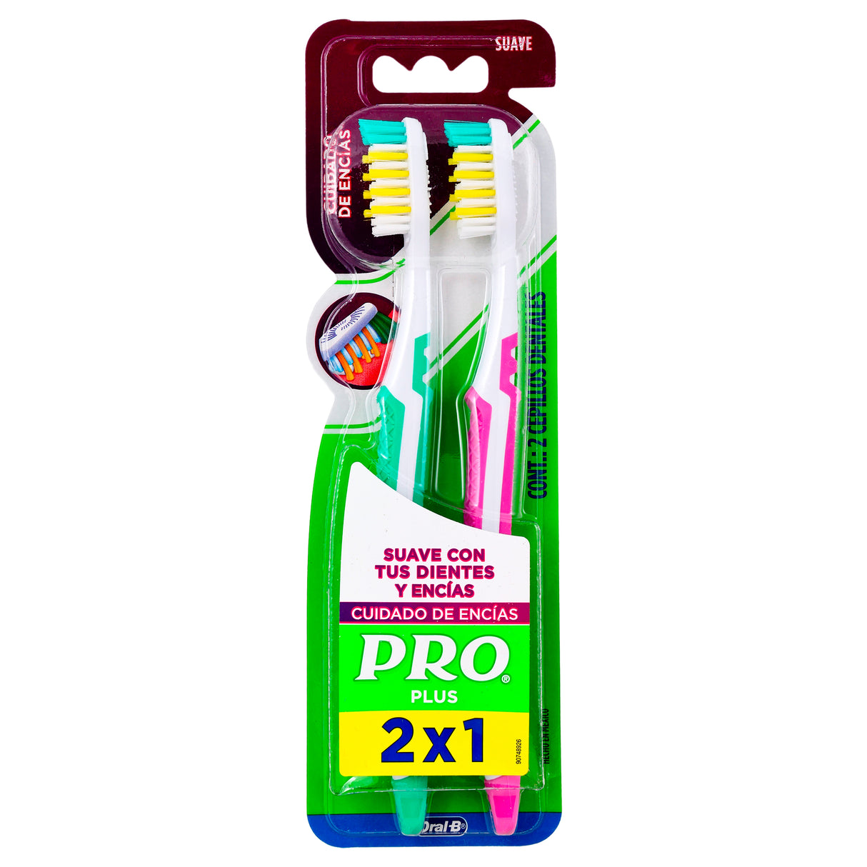 7506295385424-Cepillo Dental Pro-Plus Cuid-Encia 2Xpesp-1