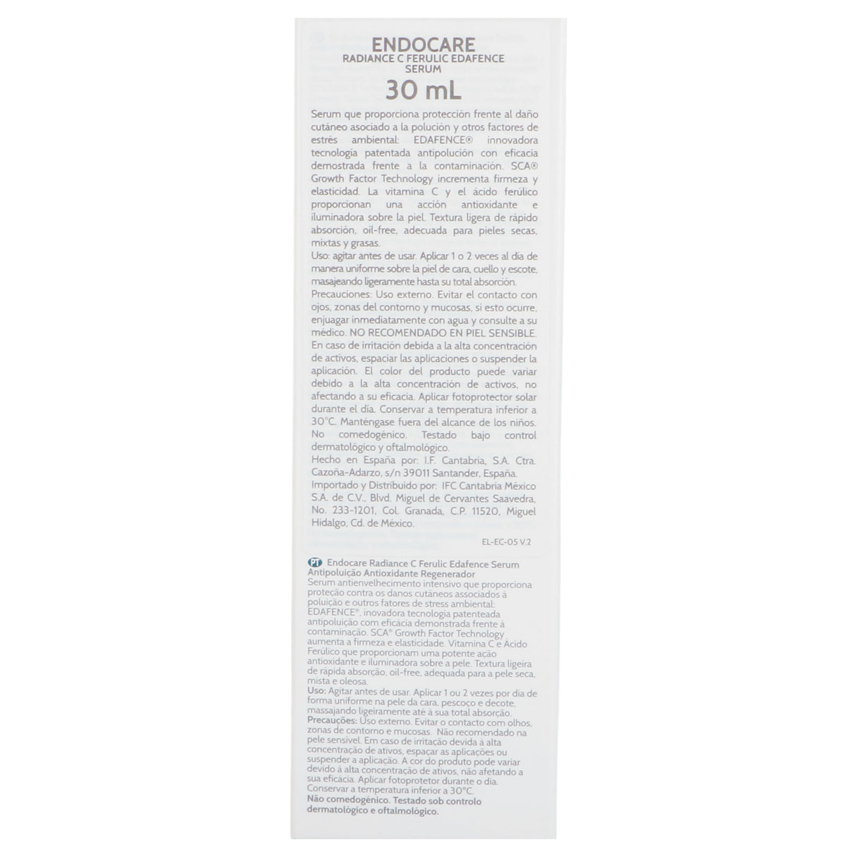8436574361032-Endocare Radiance C Ferulic Edafence Serum 30 Ml Cantabria-5