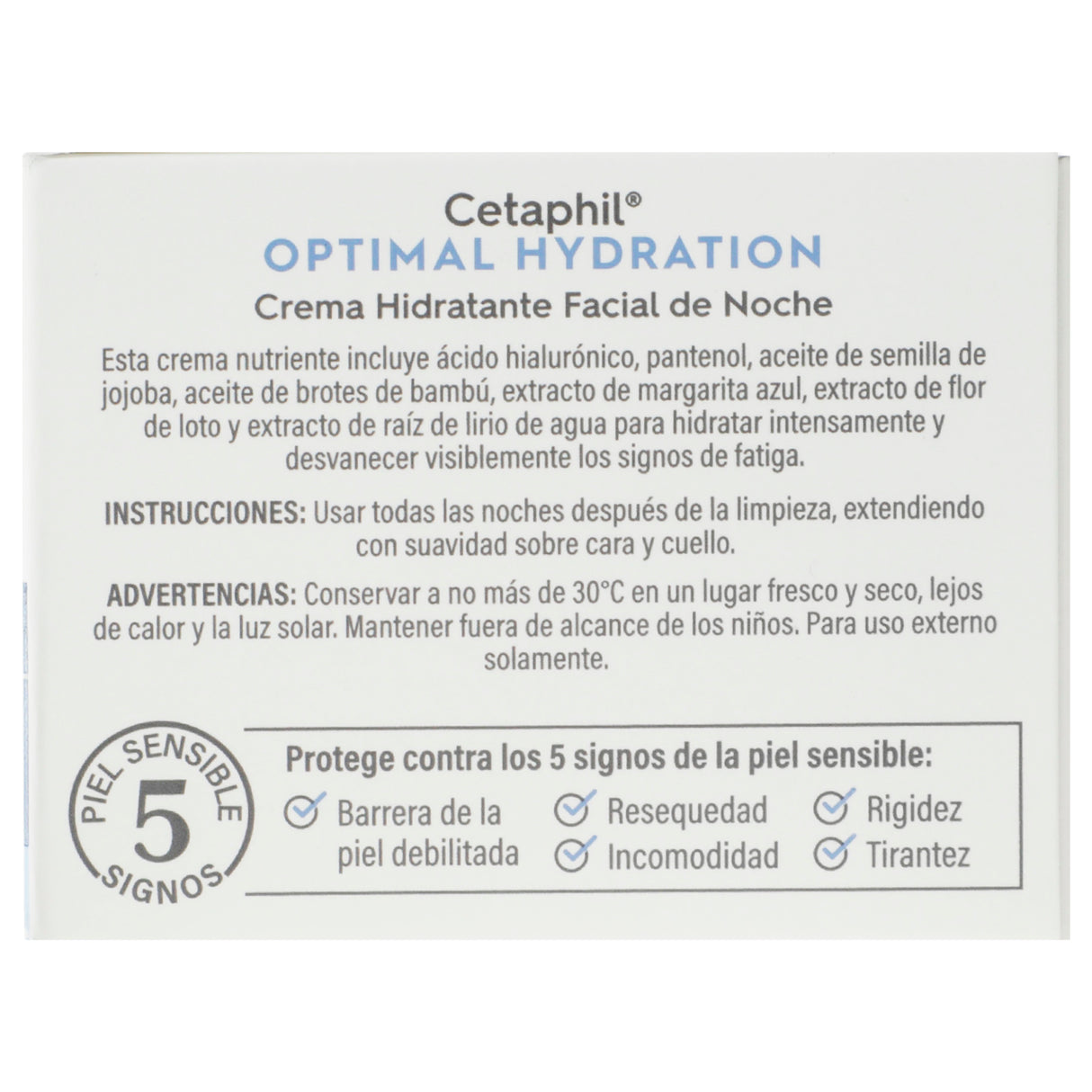 3499320011617-Cetaphil Optimal Hydration Crema De Noche 48 Gr Galderma Der-5