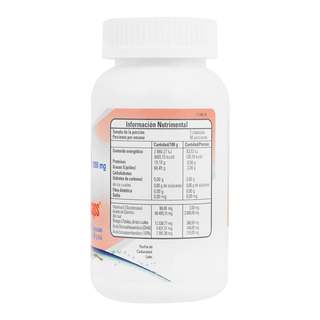 7501130703586-Gelcapsulas Aceite De Salmon Con 100 Tab. Gelcaps-4