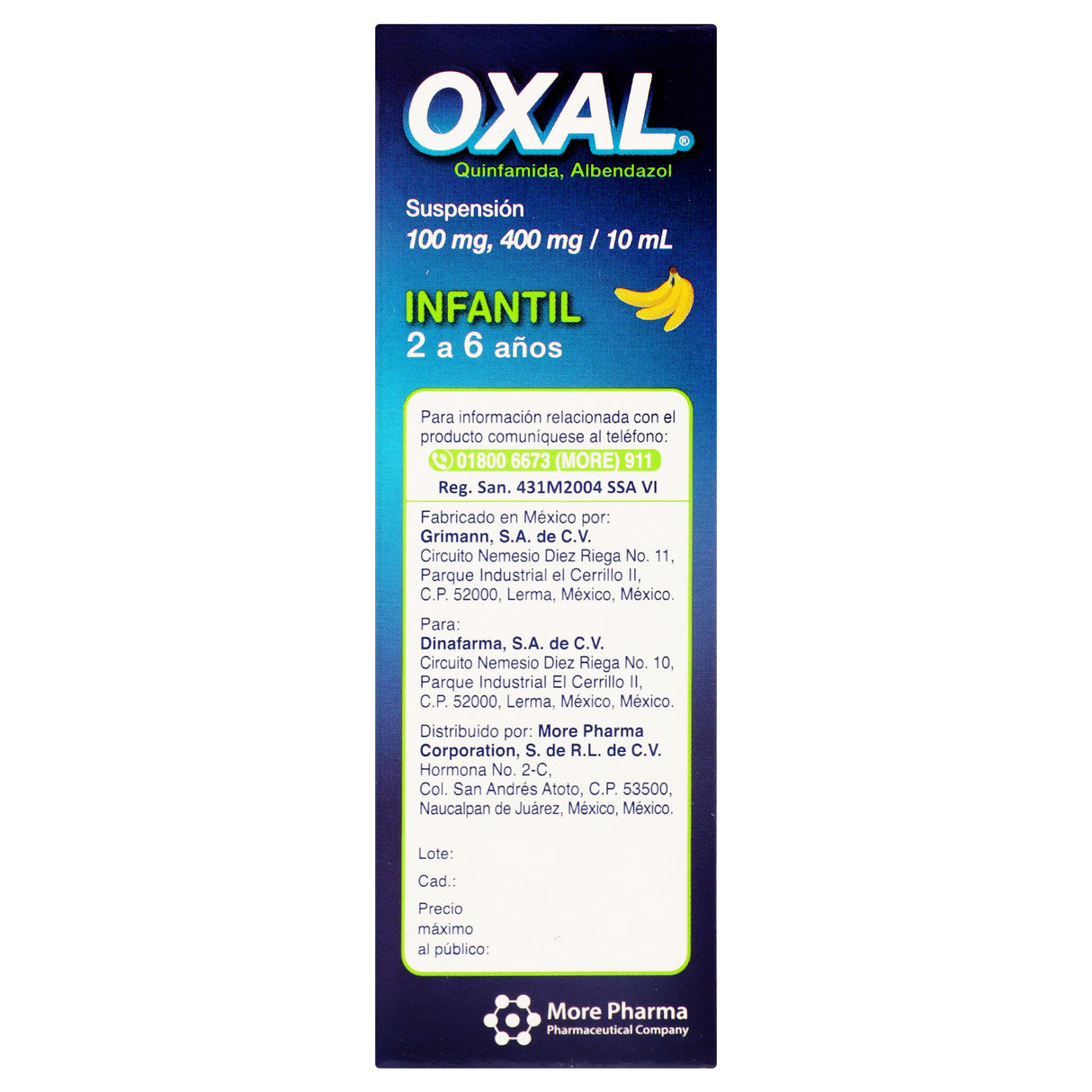 7501086300136-Oxal 100 / 400 Mg Suspension Inf 10 Ml-4