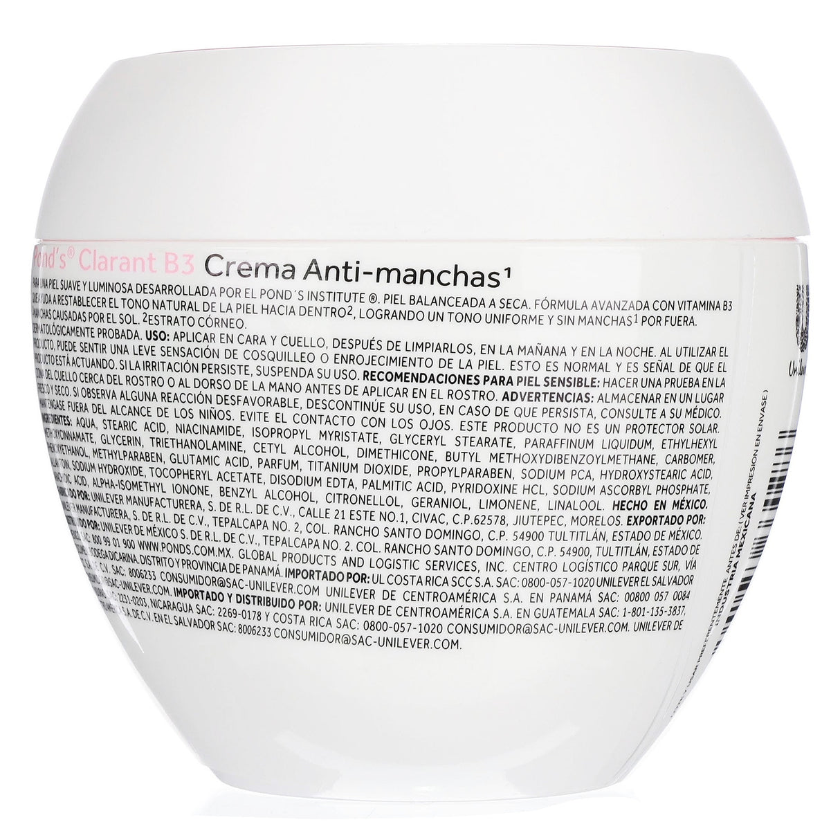 7501056330286-Ponds Crema Clarant B3 400 Gr (Rojo)-7