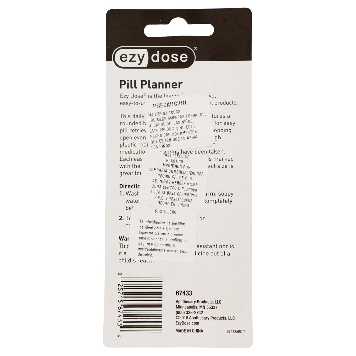 25715674339-Pastillero Ezy Dose Am / Pm 1 Pza-7