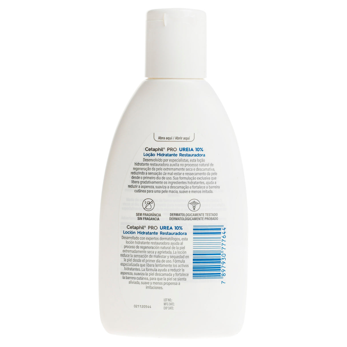 7897930777644-Cetaphil Pro Urea 10% Loción Ion Hidratante 120 Ml Galderma Der-7