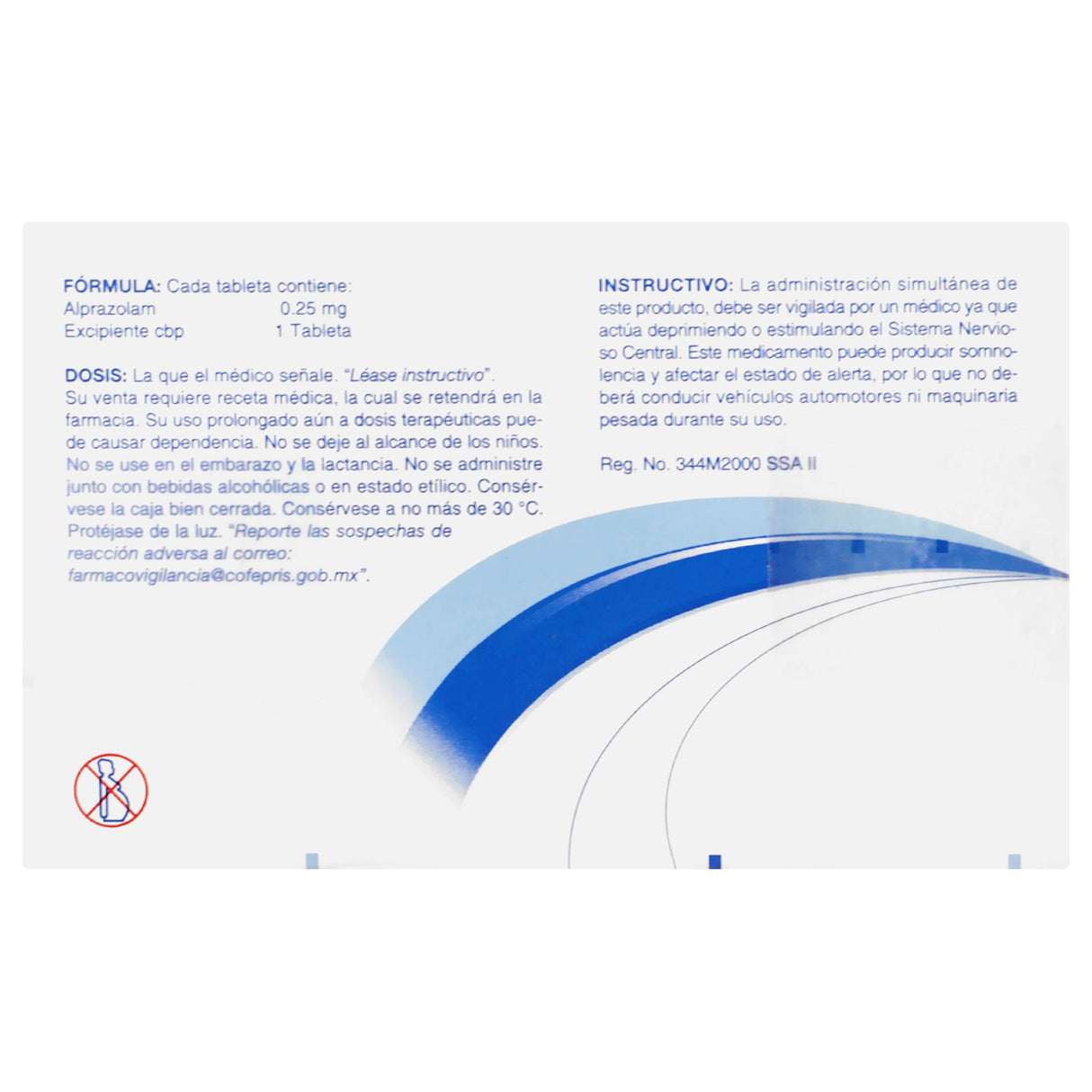 7501384502638-Alprazolam 0.25 Mg Con 30 Tabletas Lgen-6