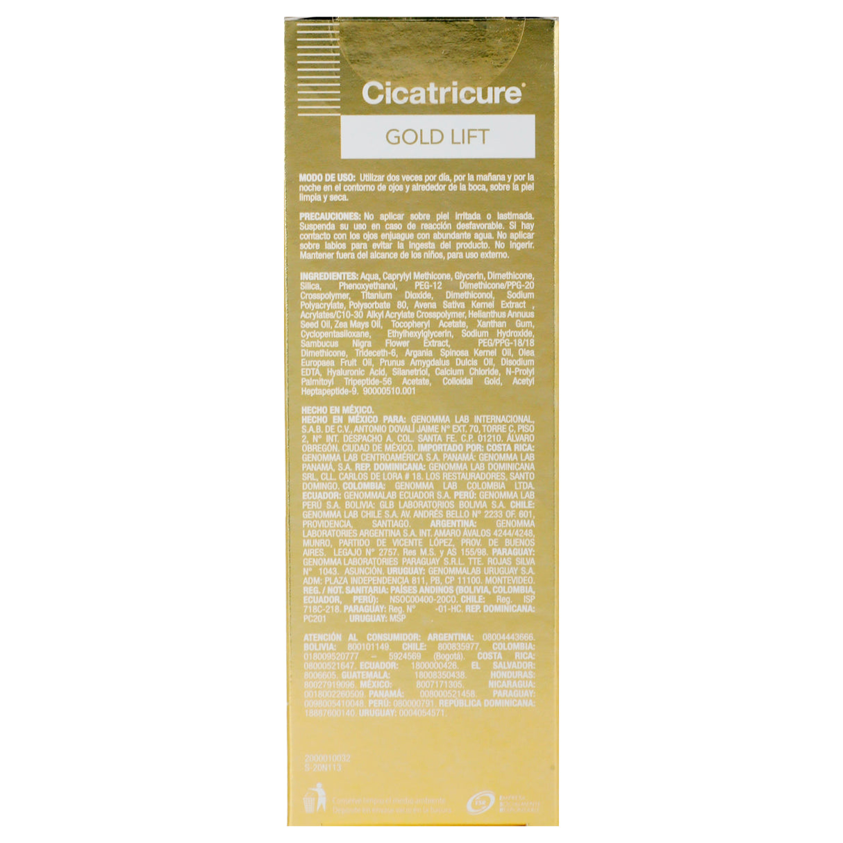 7798140253310-Crema Cicatricure Gold-Lift Ojo-Boca 15 G-7