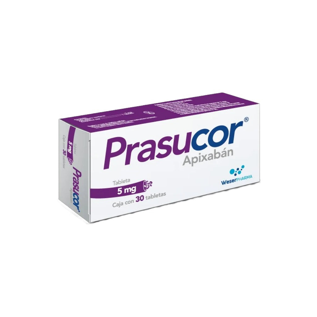 Prasucor 5 Mg 30 Tab 7501300450654