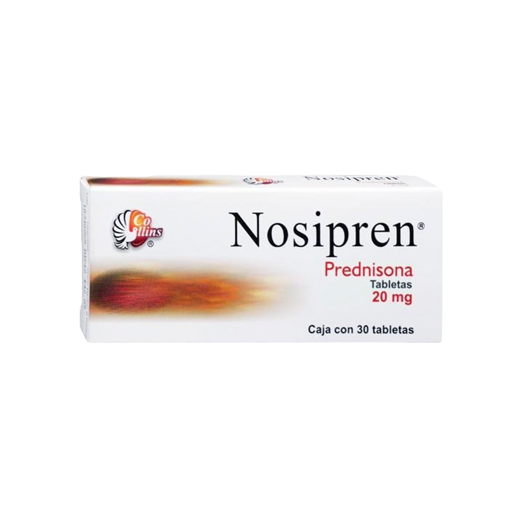Prednisona Nosipren 20 Mg Con 30 Tabletas 780083142827
