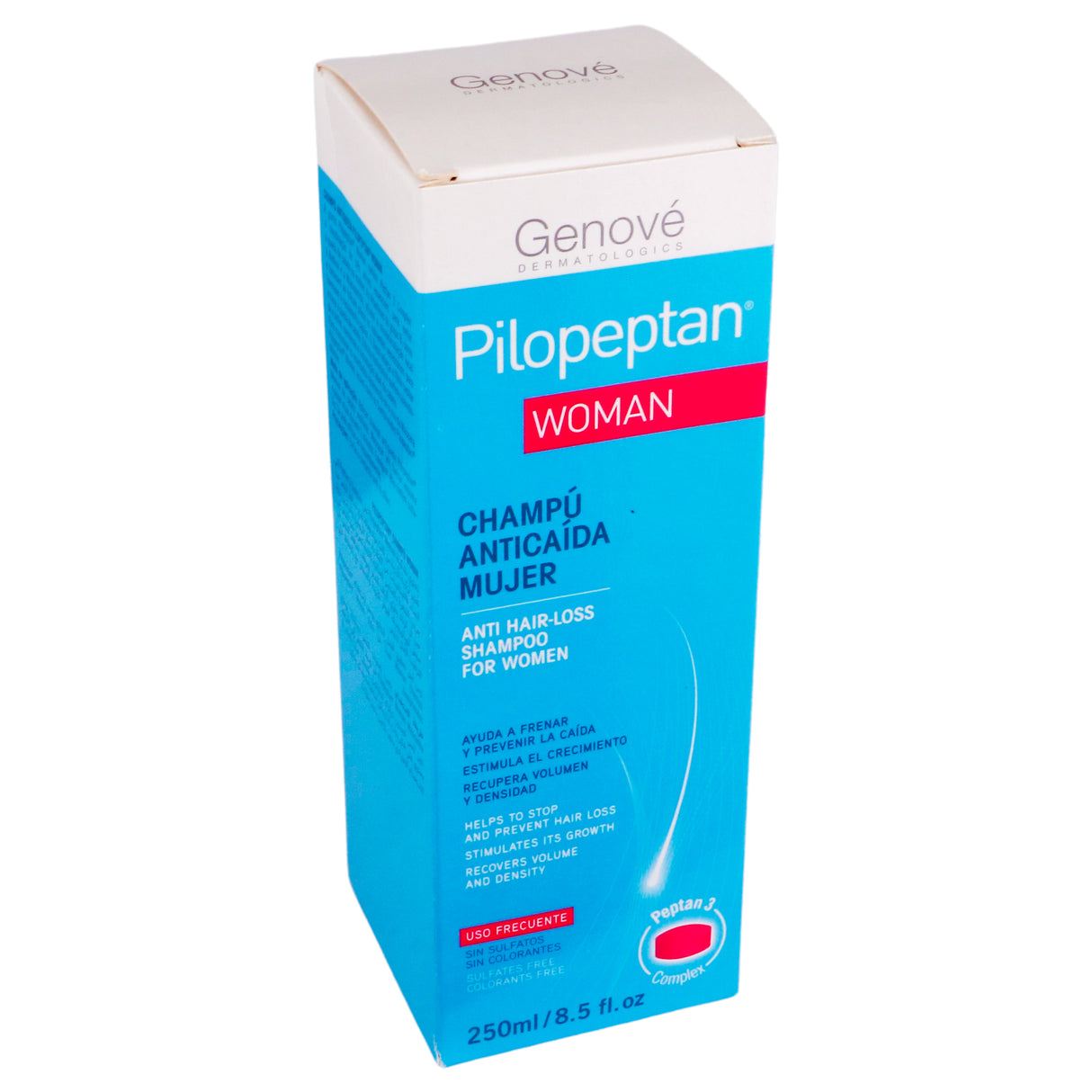 8423372840173-Pilopeptan Woman Shampoo 250 Ml Genove-2