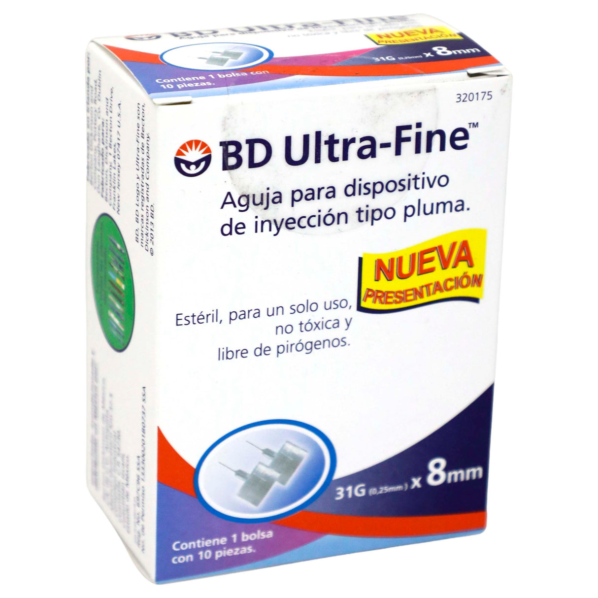 382903201754-Aguja Bd Ultra Fine 8 Mm 31 G Con 10-3