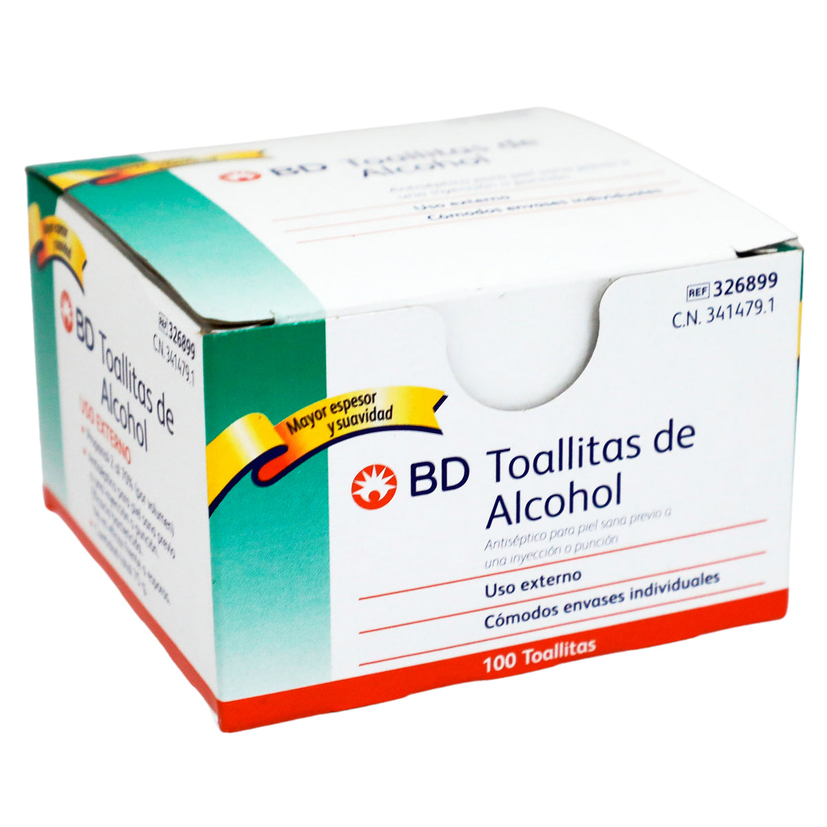 382906899033-Toallaitas De Alcohol Swabs Con 100 Piezas-2