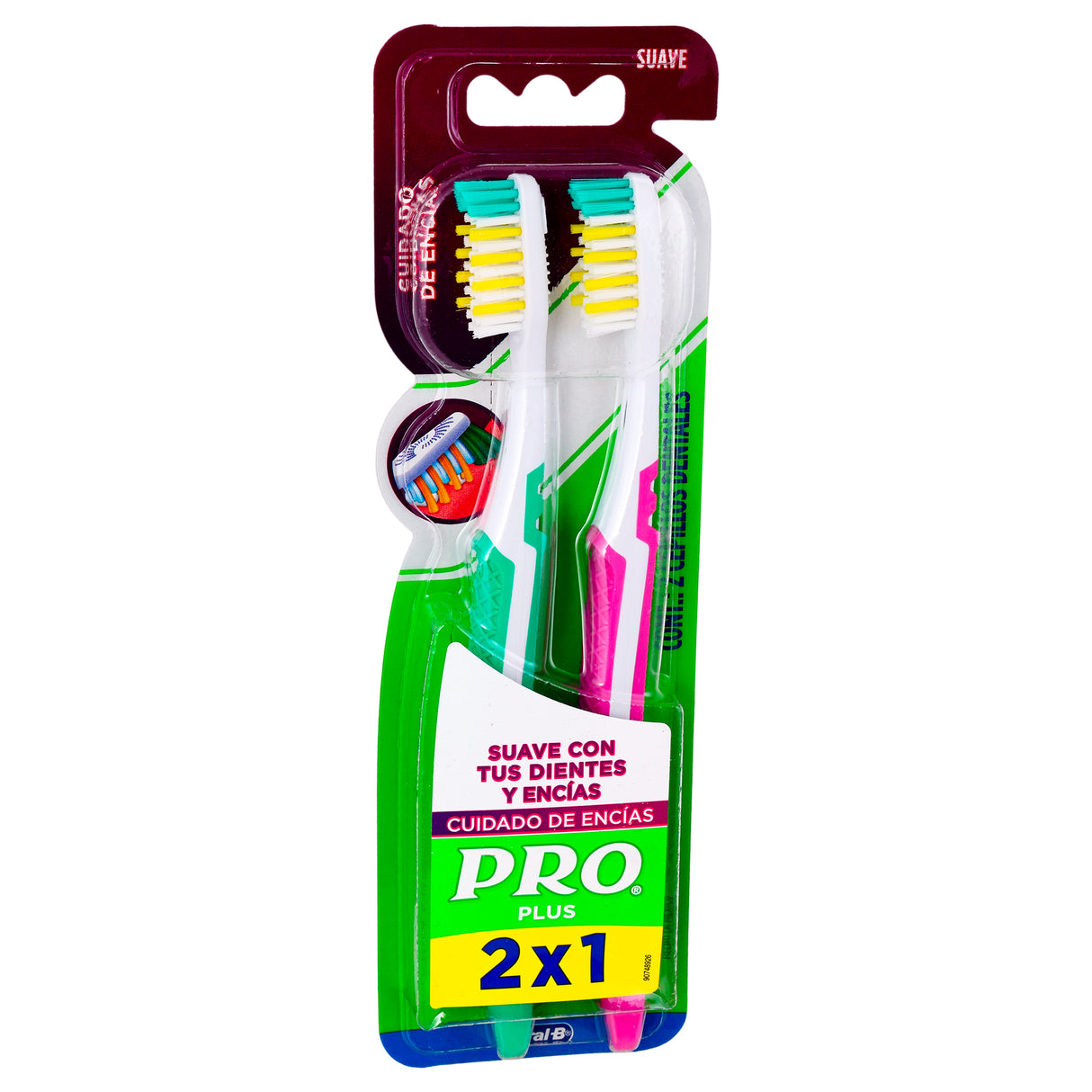 7506295385424-Cepillo Dental Pro-Plus Cuid-Encia 2Xpesp-2