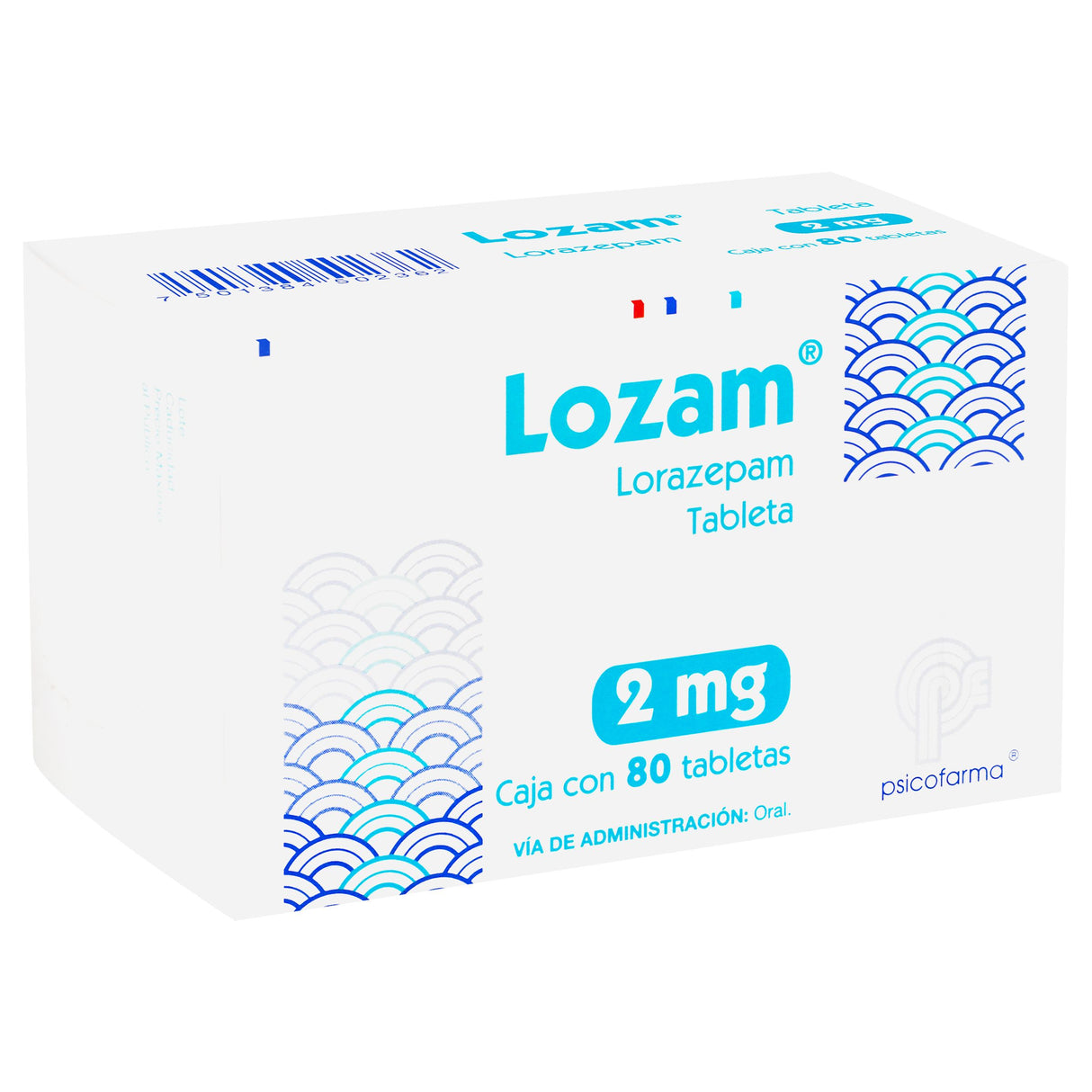 7501384502362-Lozam 2 Mg Con 80 Tabletas-1