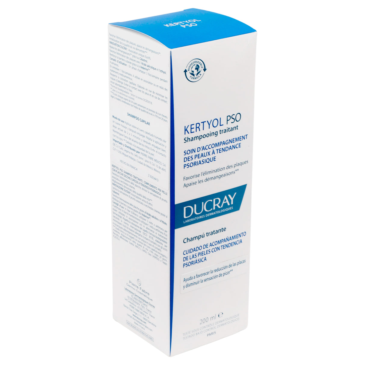 3282779293440-Kertyol Pso Shampoo 200 Ml Ducray-2
