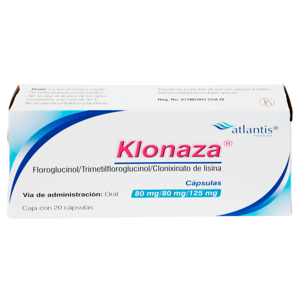 7501471800029-Klonaza 80 / 80 / 125 Mg Con 20 Capsulas-3