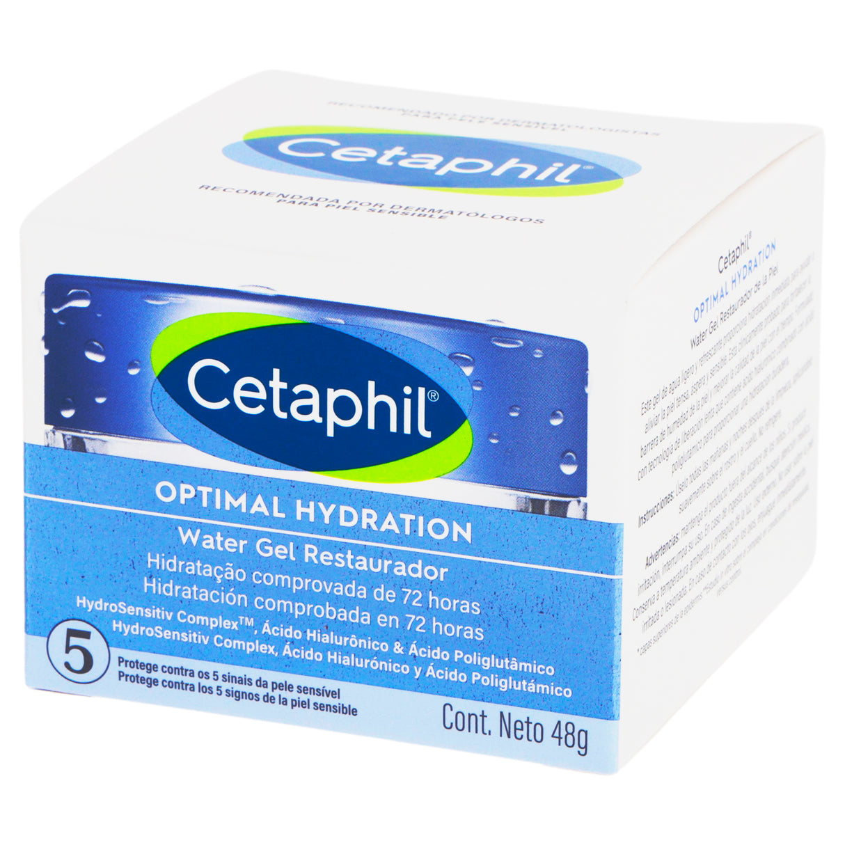 3499320014540-Cetaphil Optimal Hydration Water Gel Rest 48 Gr Galderma Der-4