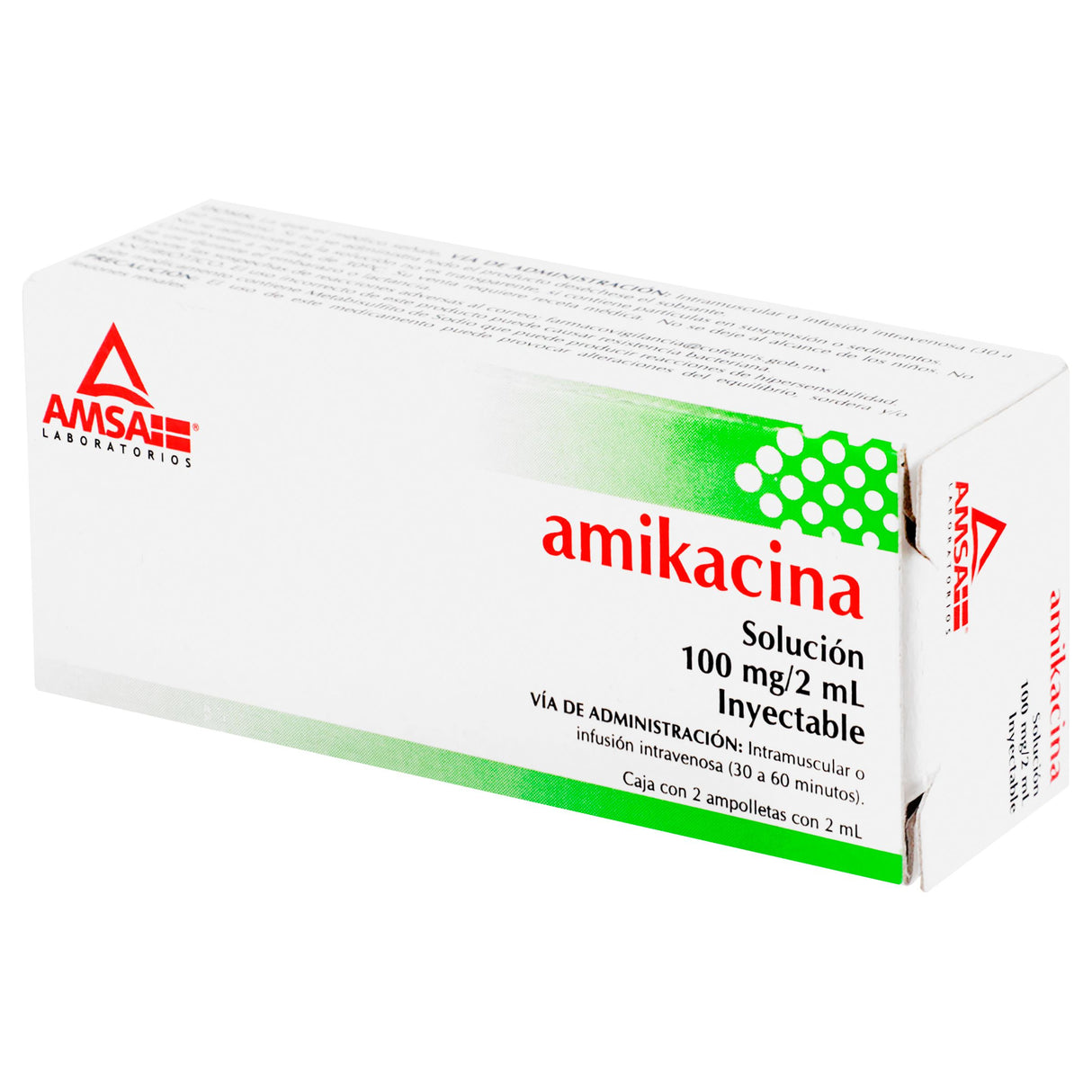 7501349020603-Amikacina Inyectable 100 Mg / 2 Ml Pediatrica 2 Ampulas Amsa Generico-2