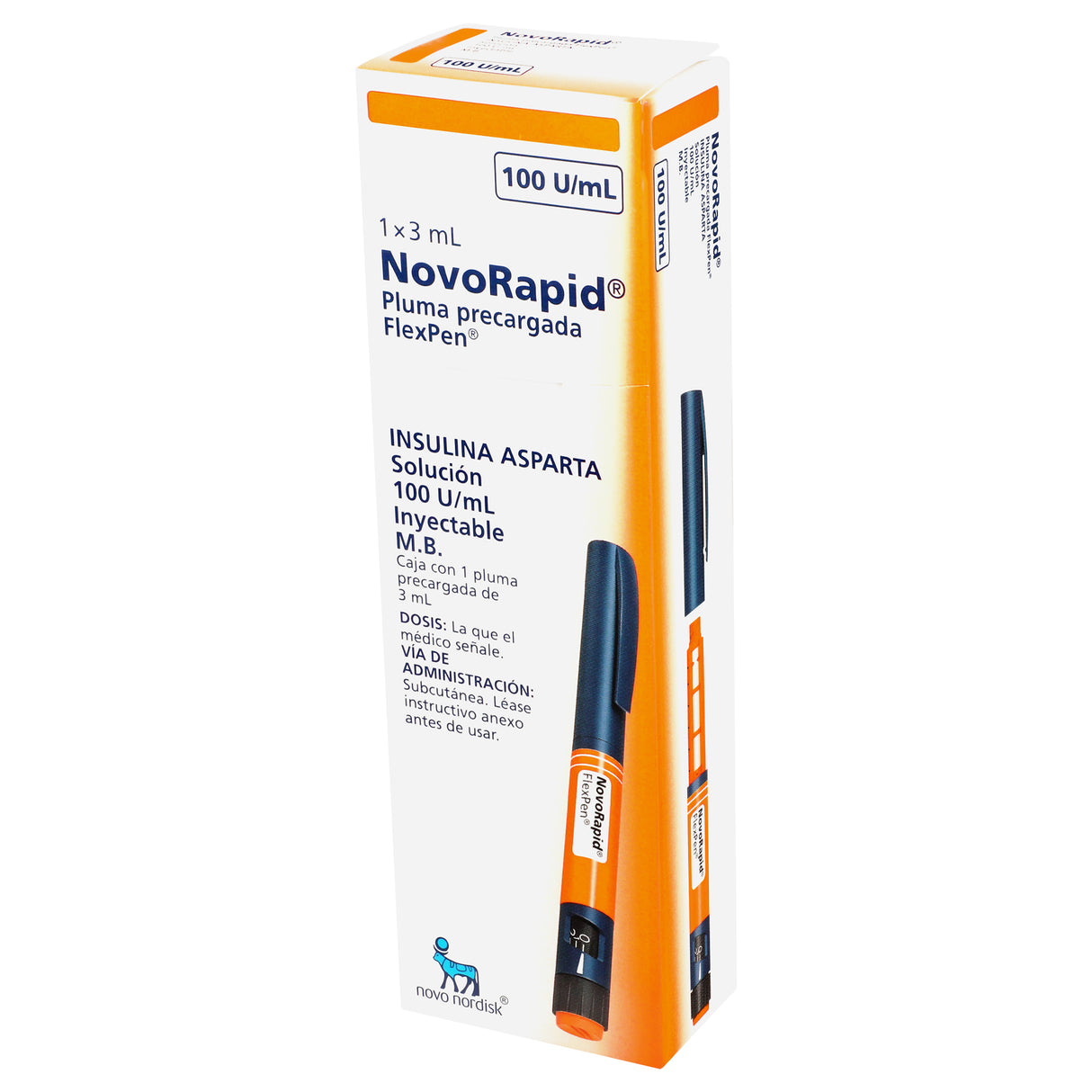 7503007822291-Novorapid Flexpen Pluma 100U / Mml 3 Ml-3