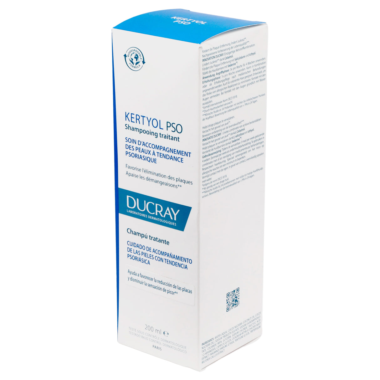 3282779293440-Kertyol Pso Shampoo 200 Ml Ducray-3
