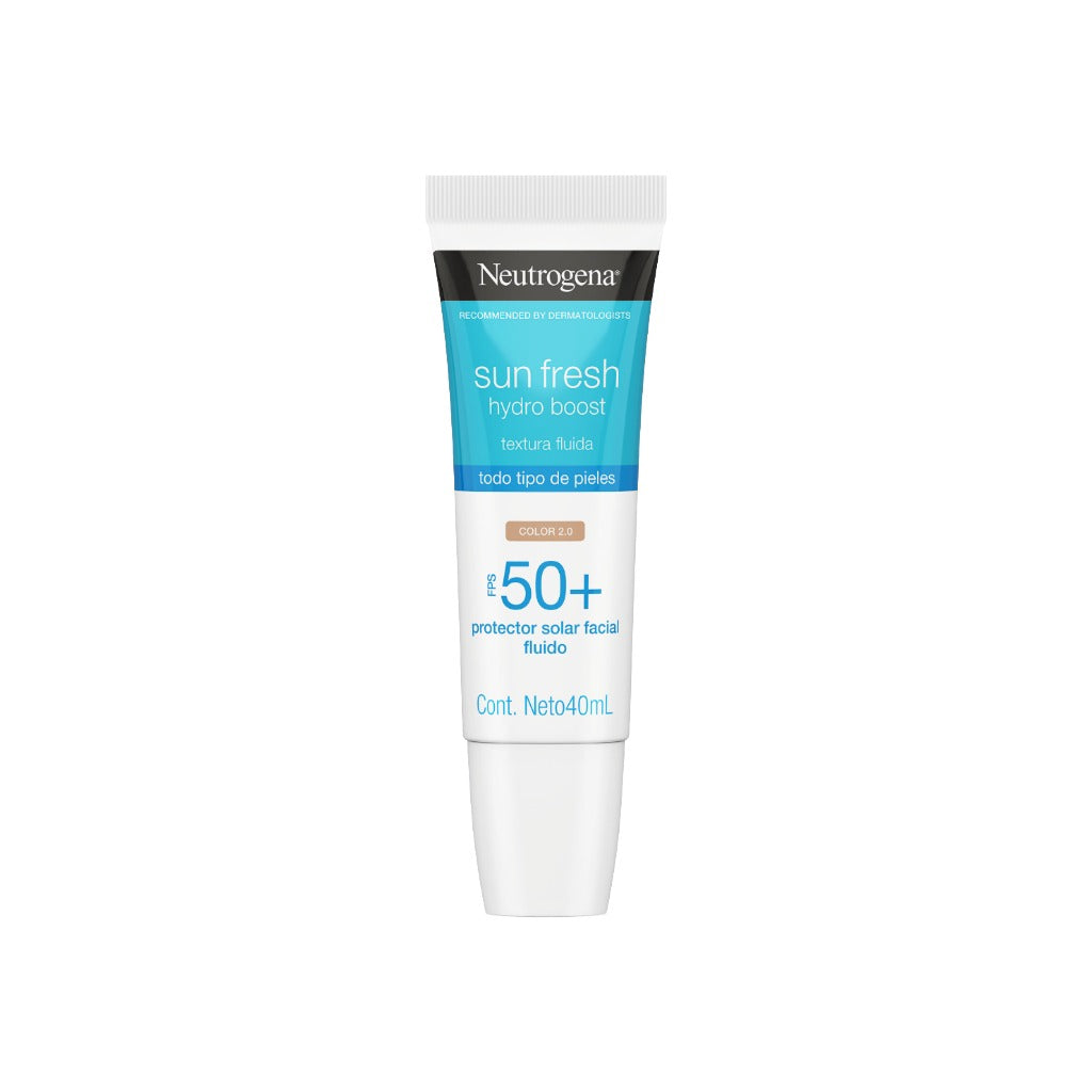 Protector Solar Facial 50+ Sun Fresh Hydro Boost 40 Ml Crema Neutrogena 7891010256159
