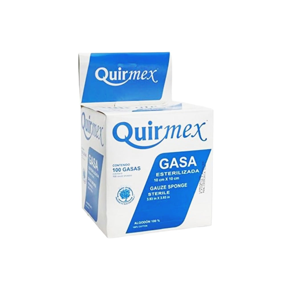 Quirmex Gasa Esterilizada 7.5Cmx5Cm Con 100 7503003406136