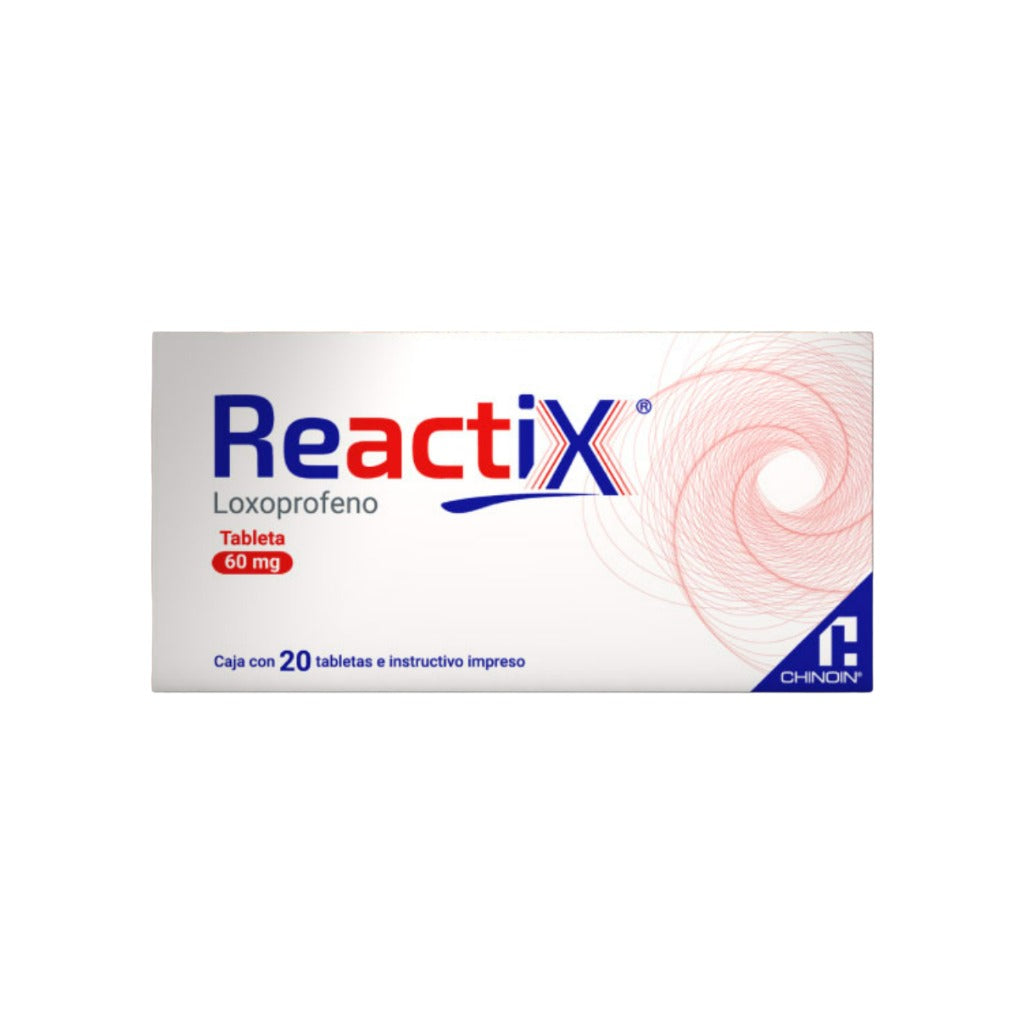 Reactix 60 Mg Con 20 Tabletas 7501088505997