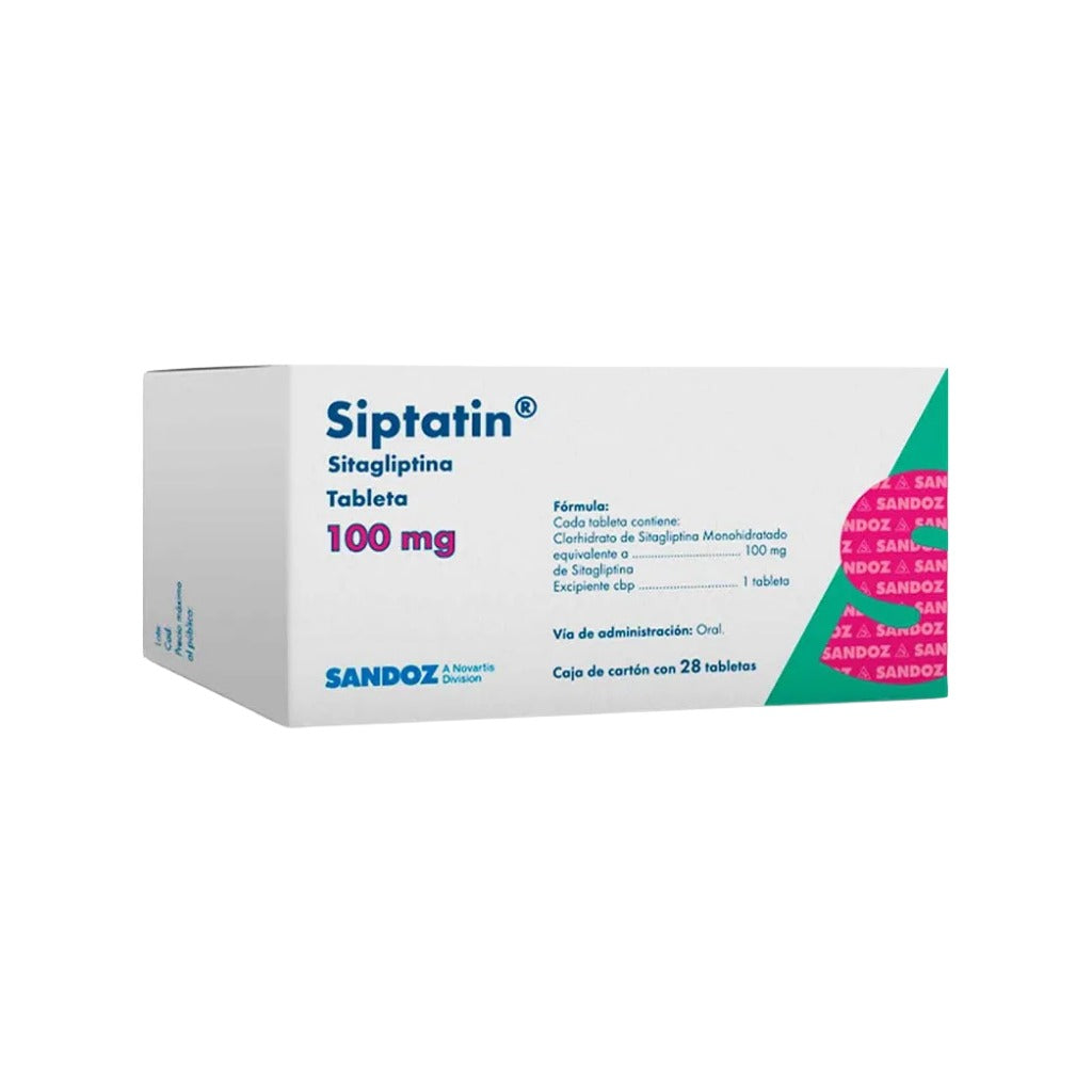 Siptatin 100 Mg Con 28 Tabletas 7502216935846