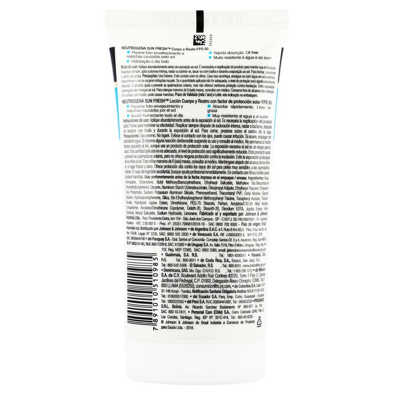 Sun Fresh Fps50 120Ml Protector Solar Neutrogena 7891010510985 4